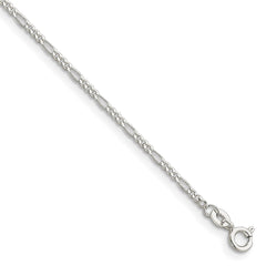 Sterling Silver 1.75mm Figaro Chain