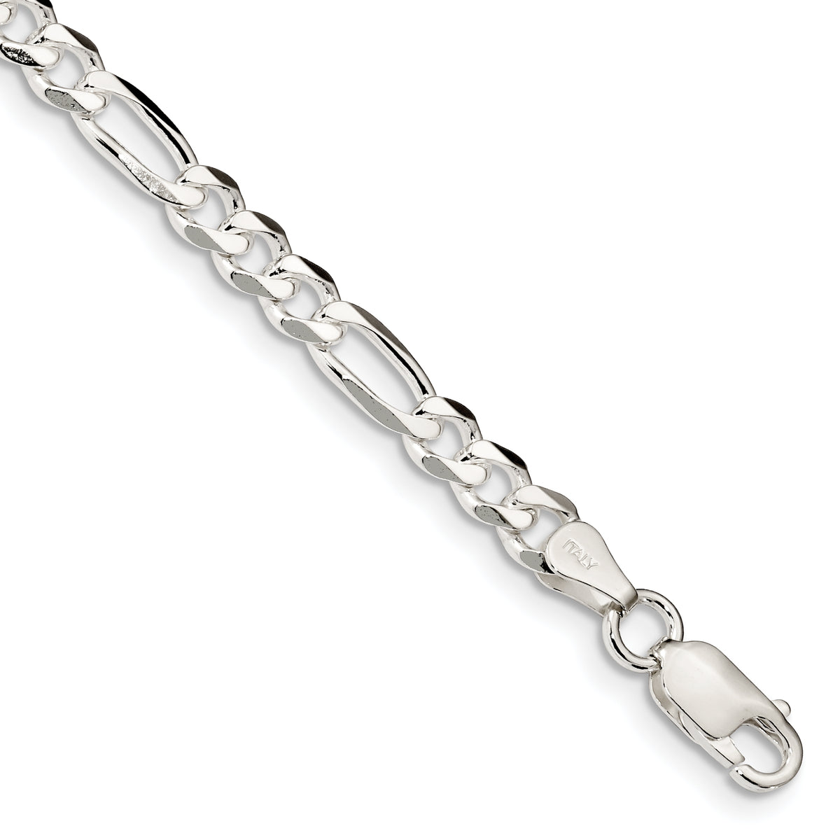 Sterling Silver 5.25mm Figaro Chain