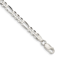 Sterling Silver 5.25mm Figaro Chain