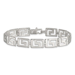 Sterling Silver Greek Key Bracelet