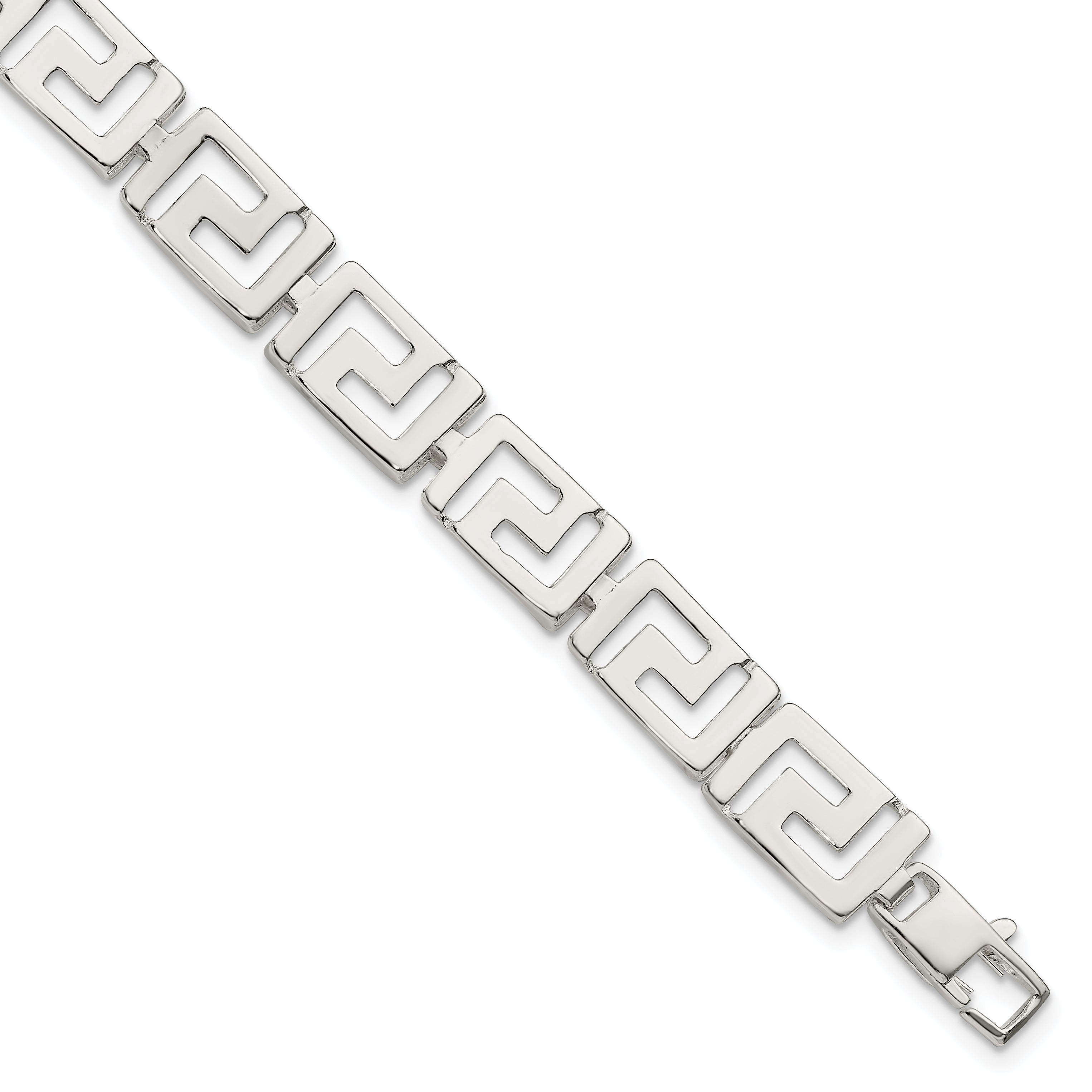 Sterling Silver Greek Key Bracelet