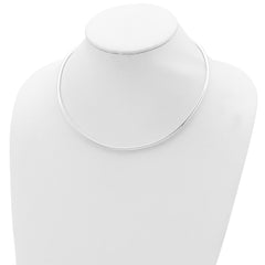 Sophia Jewelers Polished Sterling Silver Neckwire Necklace Women's Elegant Design