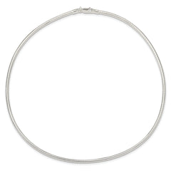 Sterling Silver Round 2.75mm Neckwire Necklace