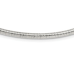 Sterling Silver Round 3.75mm Neckwire Necklace