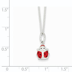 Sophia Jewelers Sterling Silver Ladybug Children's Necklace