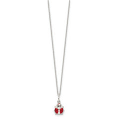Sophia Jewelers Sterling Silver Ladybug Children's Necklace