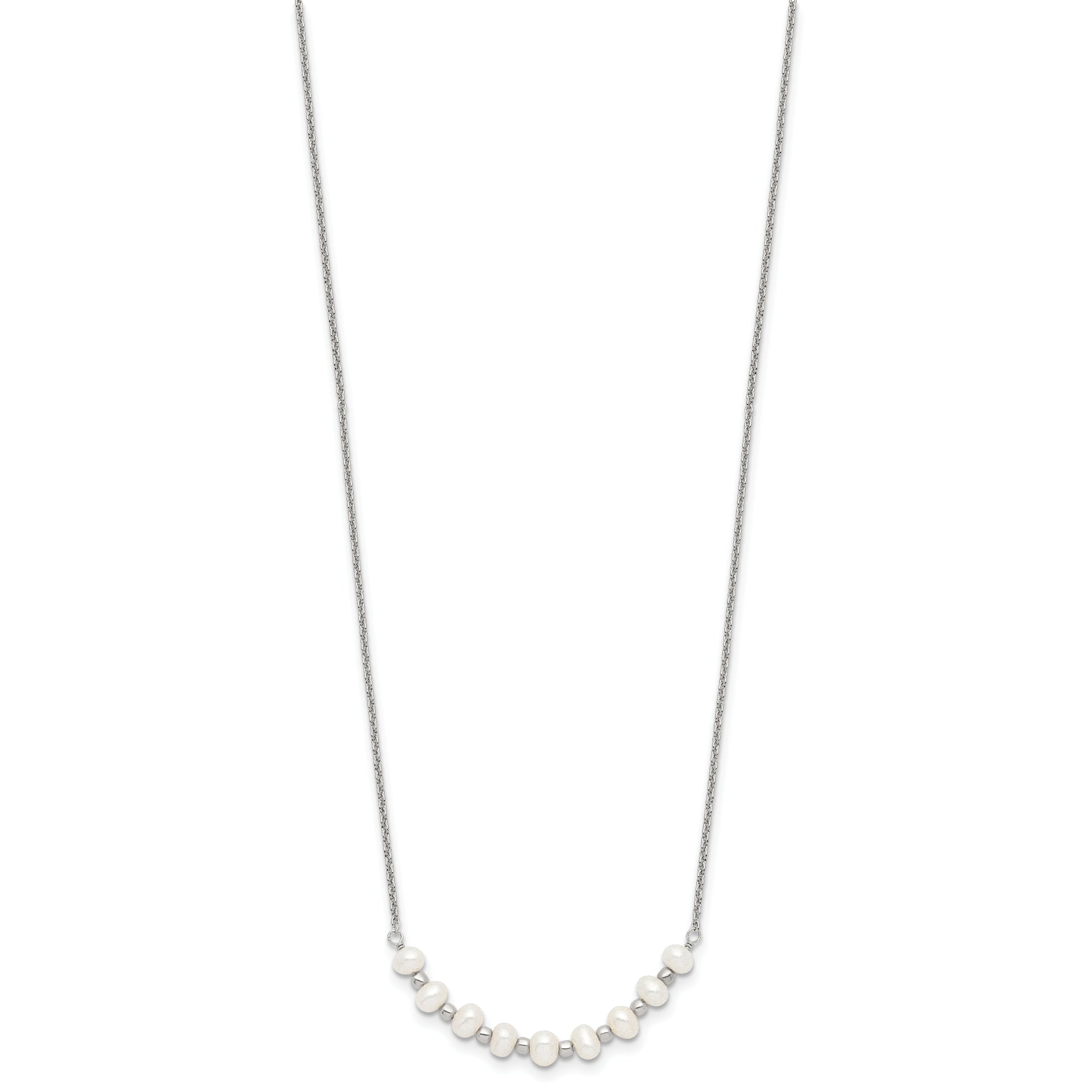 Sophia Jewelers Sterling Silver Children's Freshwater Pearl Necklace