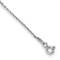 Sophia Jewelers Sterling Silver 9-Station CZ Necklace Rhodium Elegance