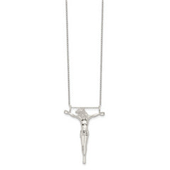 Sterling Silver Polished Corpus Necklace