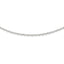 Sterling Silver Polished Hearts Link w/4 in ext Choker