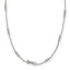 Sterling Silver Polished Beaded Necklace