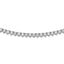 Sterling Shimmer Sterling Silver Rhodium-plated 36 inch 155 Stone CZ Riviera Necklace