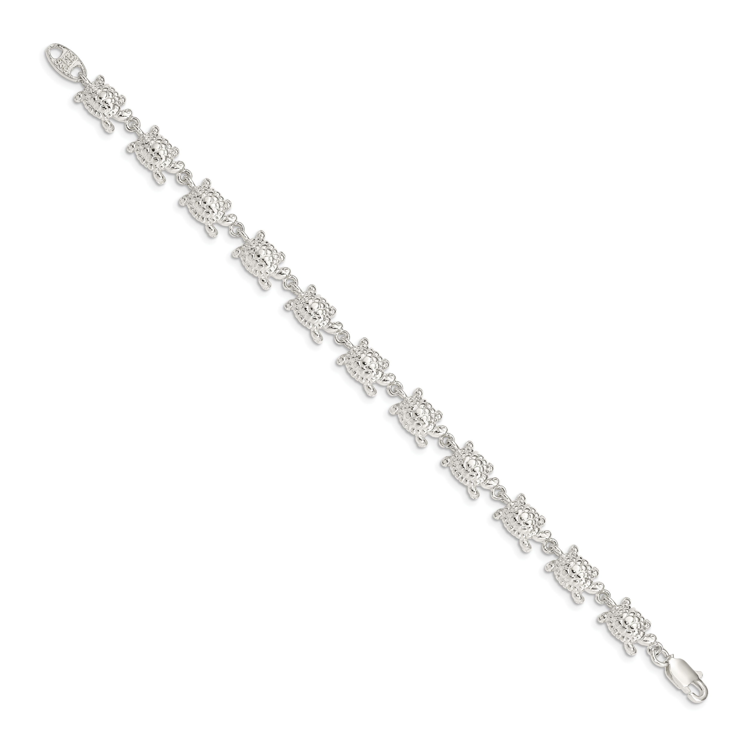 Sterling Silver Turtles Bracelet Secondary image