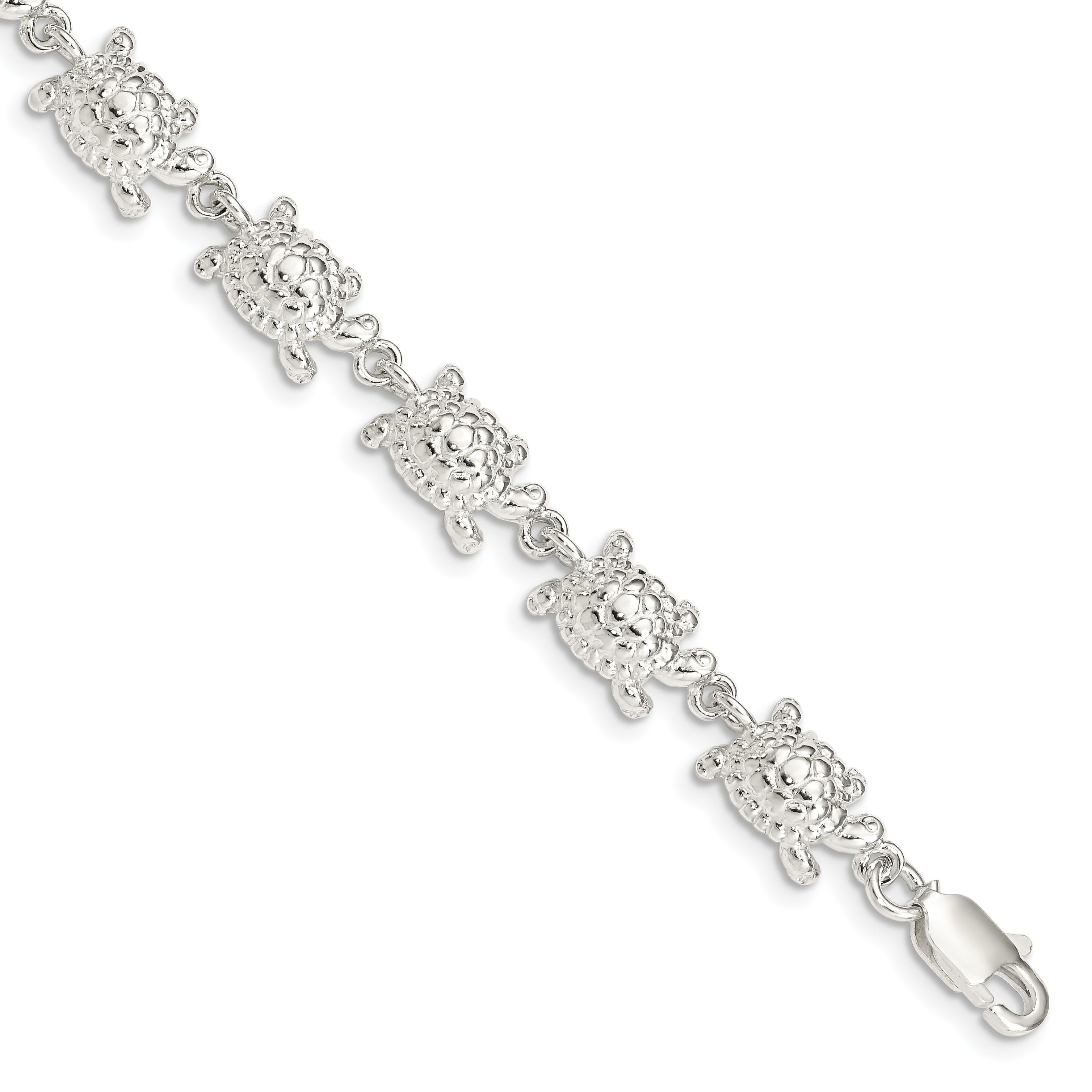 Sterling Silver Turtles Bracelet Main image