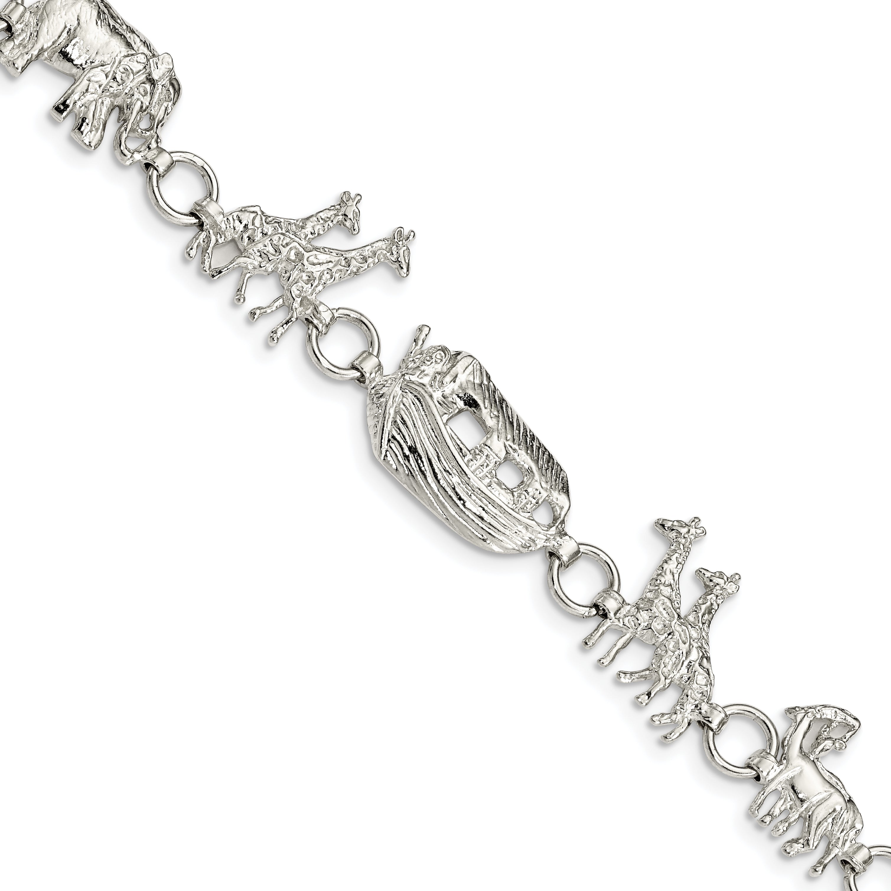 Sterling Silver Noah's Ark Bracelet Main image