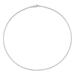 Sophia Jewelers Sterling Silver 925 Neckwire with Polished Anti-Tarnish Finish