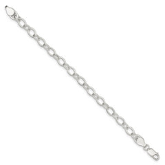 Sterling Silver 6.5inch Fancy Link Bracelet