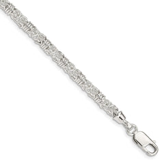 Sterling Silver 8.5inch Polished Fancy Link Bracelet