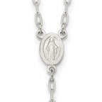 Sophia Jewelers 925 Sterling Silver Polished 26 Rosary Necklace for Women