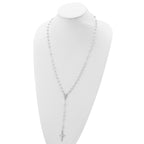 Sophia Jewelers 925 Sterling Silver Polished 26 Rosary Necklace for Women
