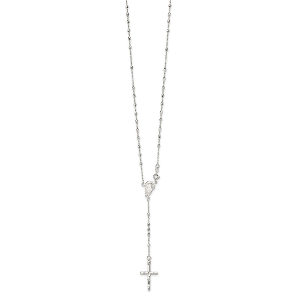 Crucifix Necklace in Sterling Silver