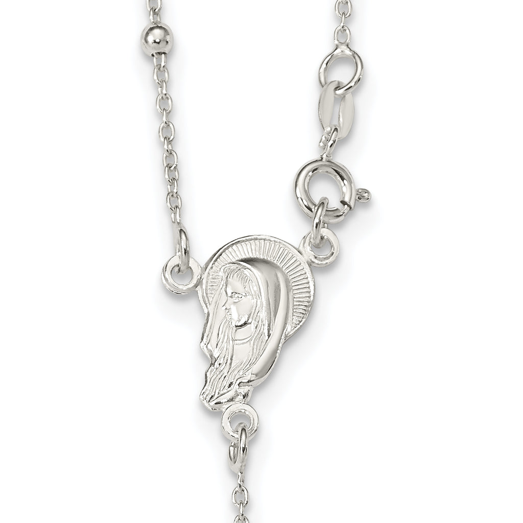 Crucifix Necklace in Sterling Silver