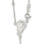 Crucifix Necklace in Sterling Silver