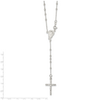 Crucifix Necklace in Sterling Silver