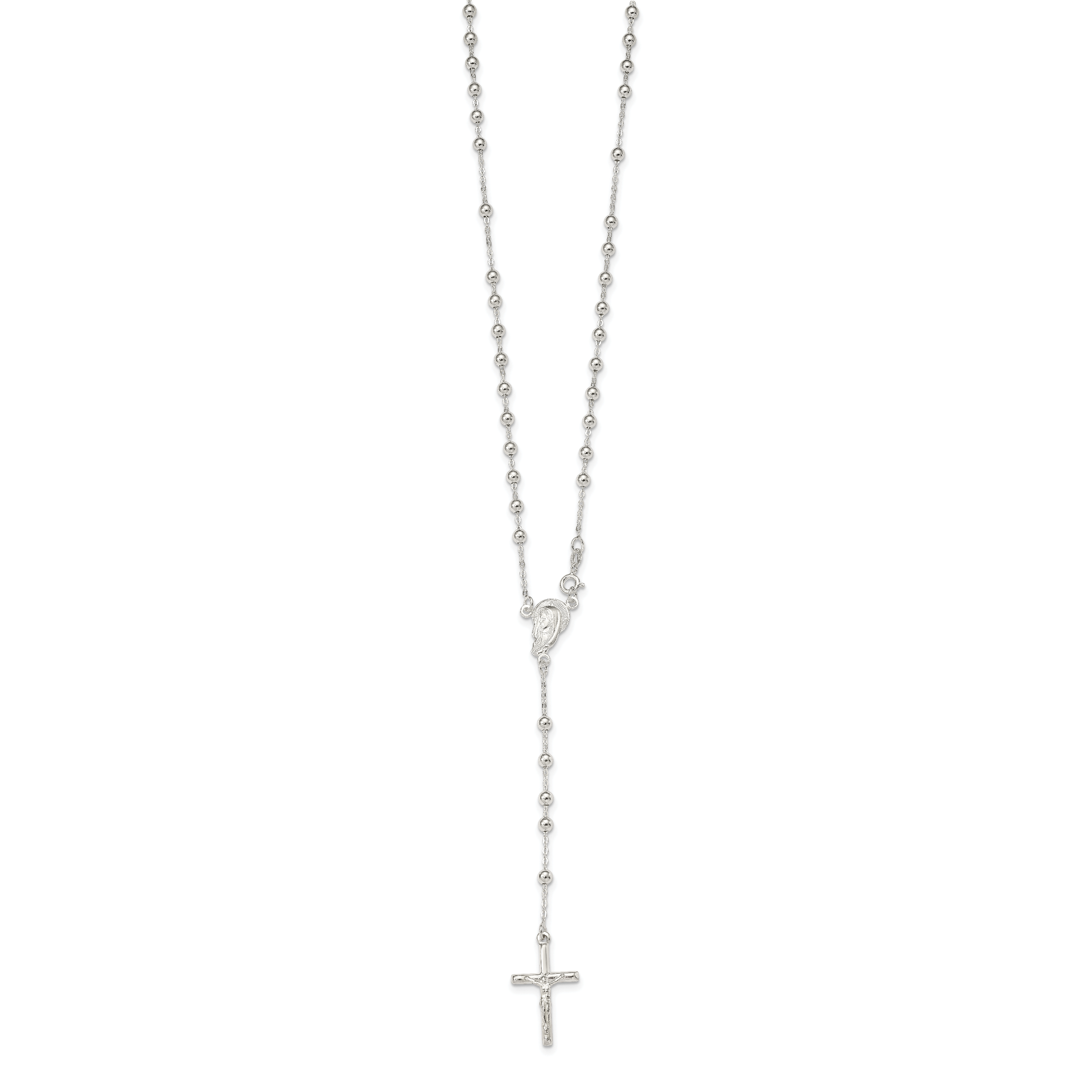 Sophia Jewelers 925 Sterling Silver Crucifix Necklace Elegant Polished Faith Keepsake Secondary image