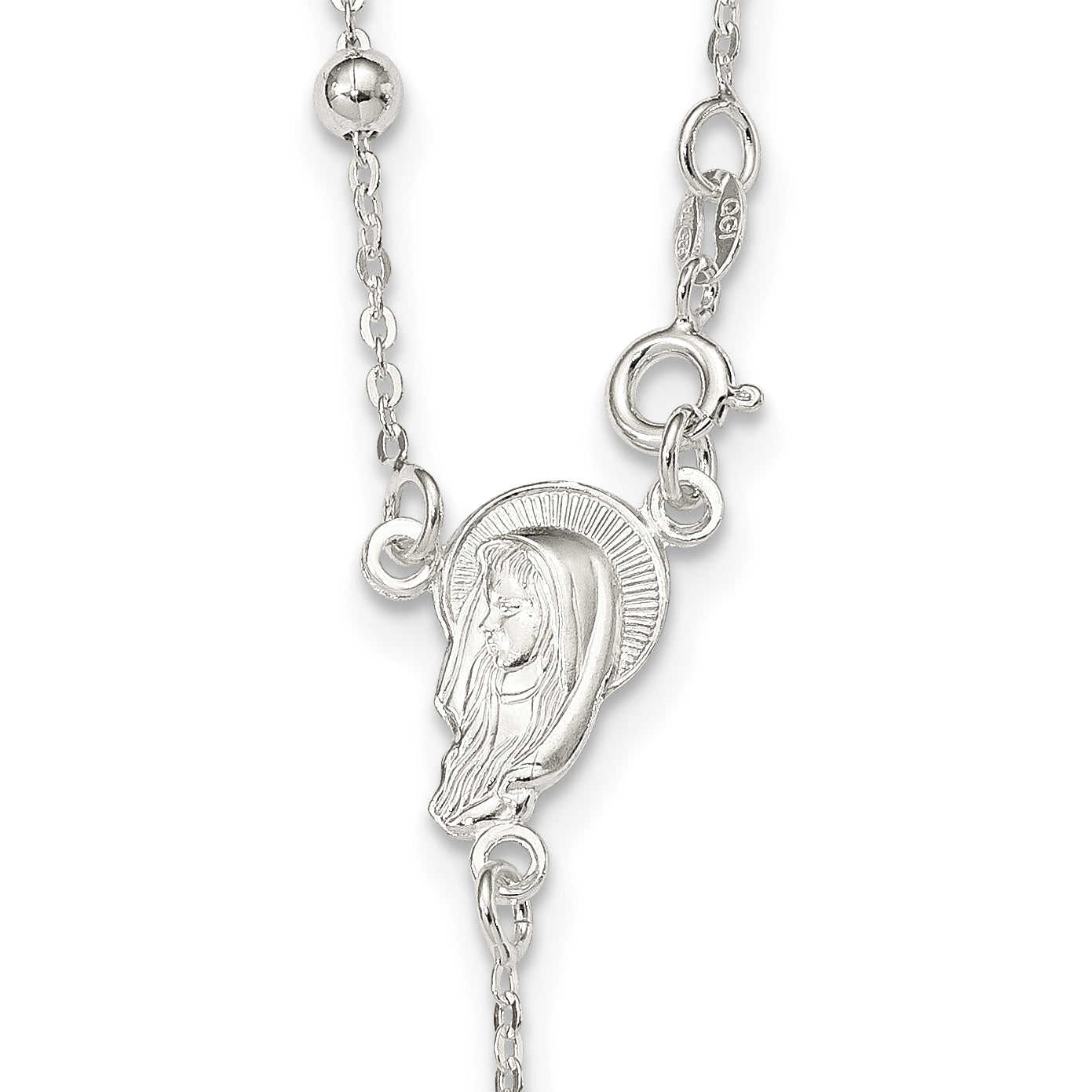 Sophia Jewelers 925 Sterling Silver Crucifix Necklace Elegant Polished Faith Keepsake