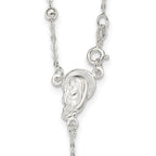 Sophia Jewelers 925 Sterling Silver Crucifix Necklace Elegant Polished Faith Keepsake