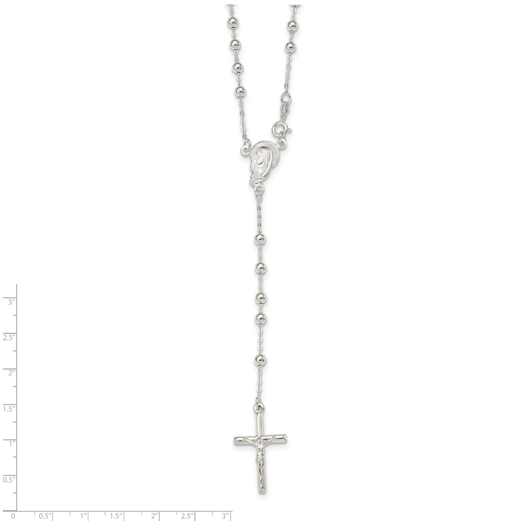 Sophia Jewelers 925 Sterling Silver Crucifix Necklace Elegant Polished Faith Keepsake
