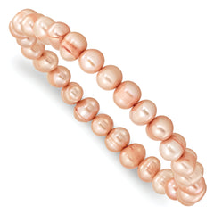 Sophia Jewelers Multi-Color Freshwater Pearl Stretch Bracelet Set