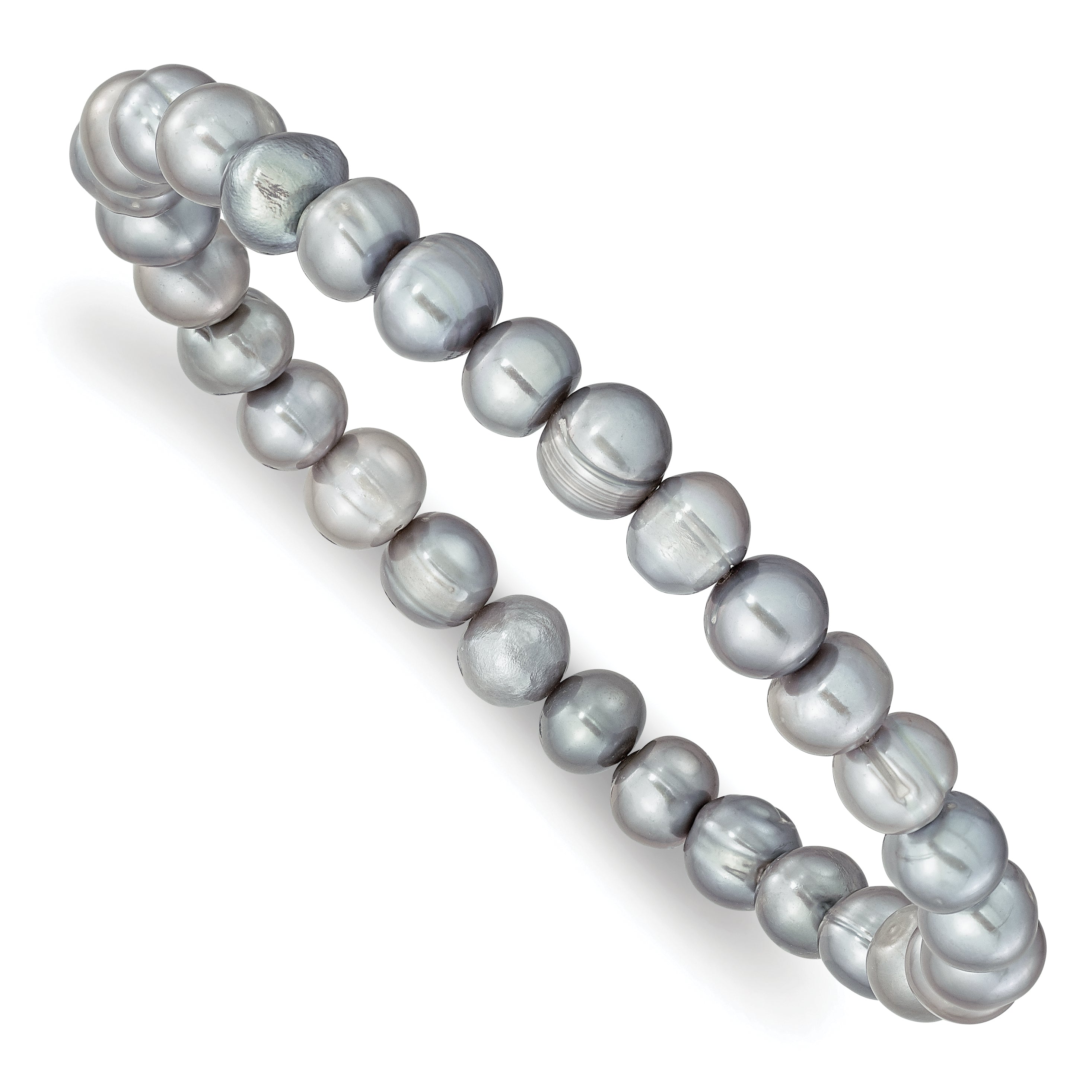 Sophia Jewelers Multi-Color Freshwater Pearl Stretch Bracelet Set