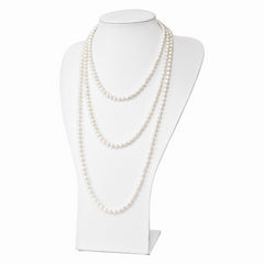 Sophia Jewelers 80 Endless White Freshwater Pearl Necklace - 80