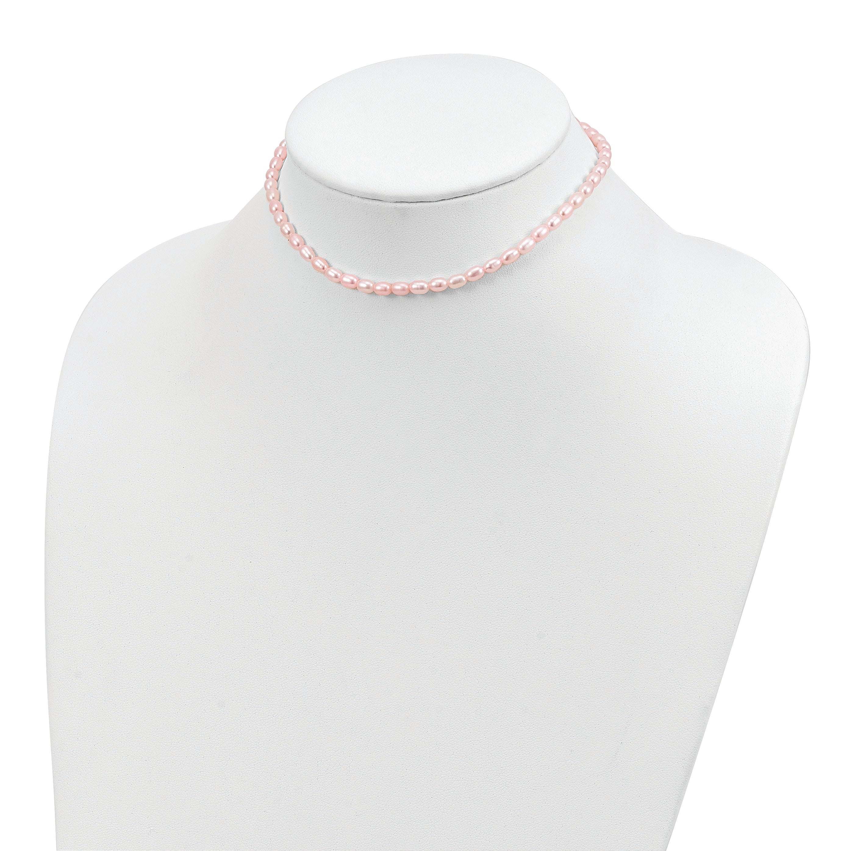 Sophia Jewelers Sterling Silver Pink Freshwater Pearl Child's Necklace