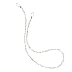Sophia Jewelers Silver-Tone Pearl Eyewear Holder with Polished Finish