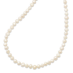 Sophia Jewelers 64 White Baroque Freshwater Pearl Endless Necklace - 64