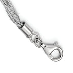 Sterling Silver 925 Multi-Strand White Pearl Necklace, Elegant Women's Jewelry