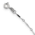 Sterling Silver RH 7-8mm Black Teardrop FWC Pearl Dangle Necklace