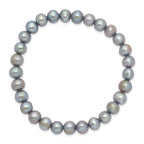 6-7mm Grey Freshwater Cultured Pearl Stretch Bracelet