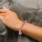 6-7mm Rose Freshwater Cultured Pearl Stretch Bracelet