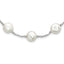 Sterling Silver Rh-pltd 12-13mm White Coin FWC Pearl 13-station Necklace