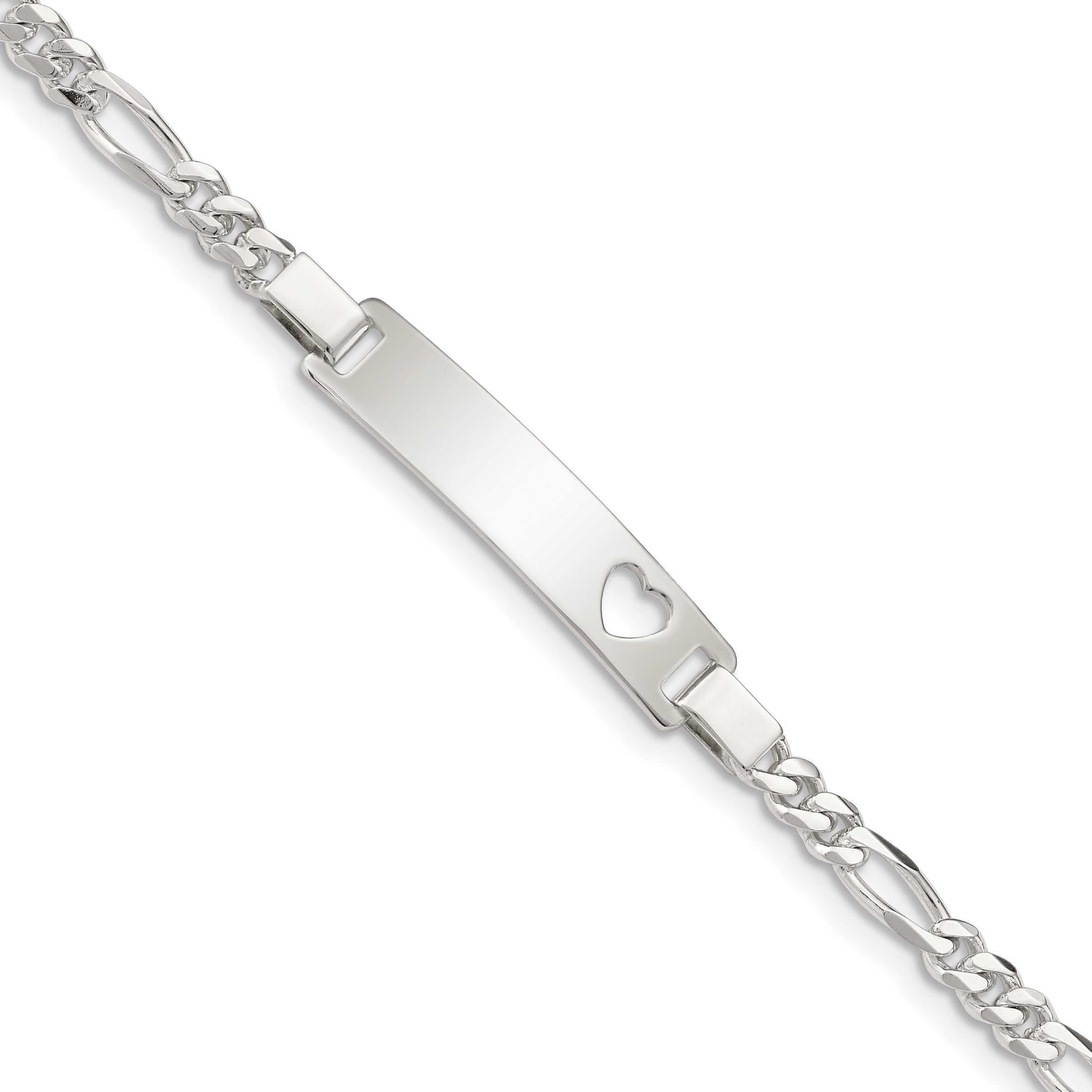 Sterling Silver Baby ID Bracelet
