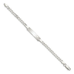 Sterling Silver Baby ID Bracelet