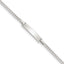 Sterling Silver Polished Childrens ID Curb Link 5in Plus 1in Ext. Bracelet