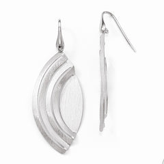 Leslie's Sterling Silver Satin-Finish Dangle Earrings