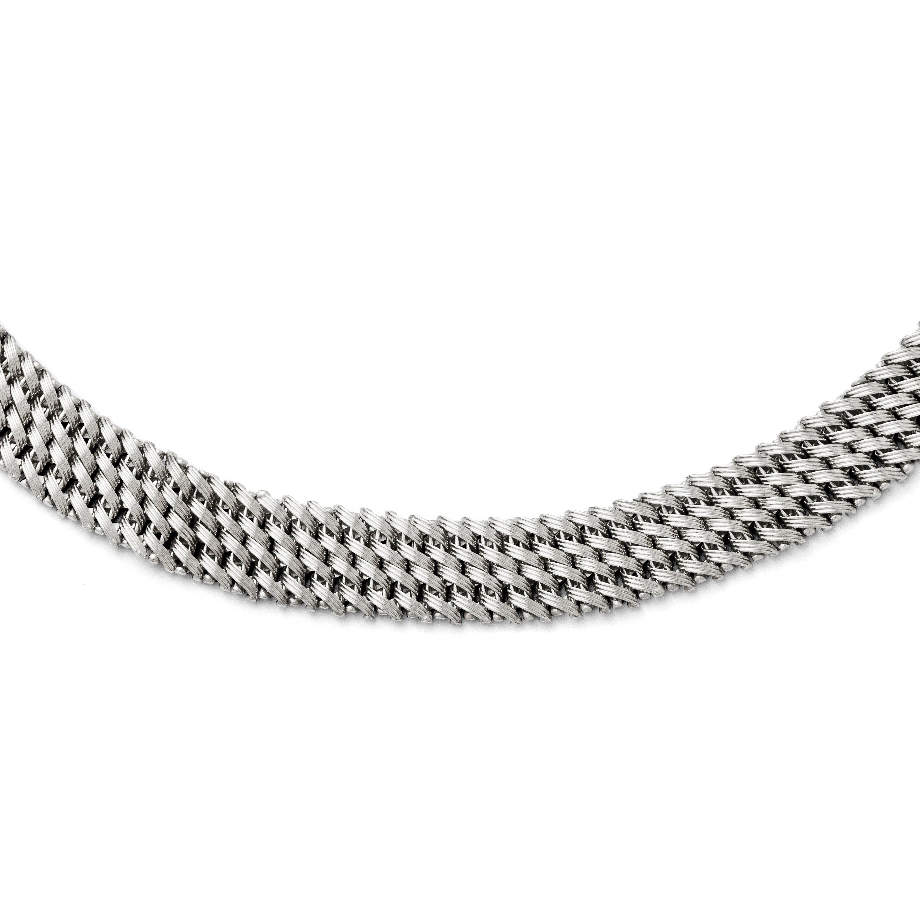 Sterling Silver Mesh Necklace Main image