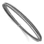SS and Ruthenium Plated D/C 10 layer Slip-on Bangle