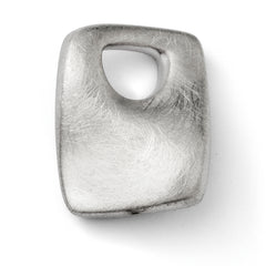 Sterling Silver Scratch Finish Pendant